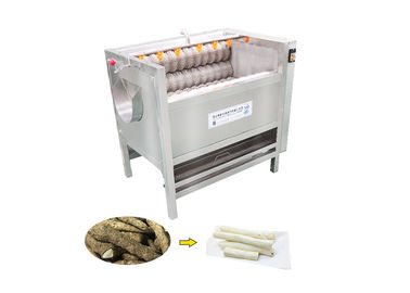 1000 kg / H Sprzęt do obierania ziemniaków ze szczotką 1200 mm