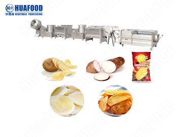 Linia do produkcji chipsów ziemniaczanych 300 kg / h Maszyna do produkcji ciągłych chipsów