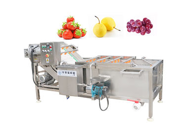 Maszyna do prania bąbelków SUS304 Maszyna do czyszczenia warzyw i owoców 500 kg / h